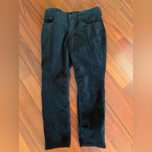 Kut from the Kloth Corduroy Jeans Women 6P Rachael Fab Ab Mom Jean Black Waist32